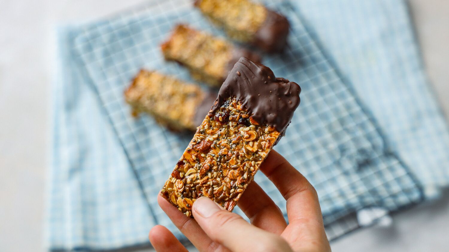 Eiwitrijk ontbijt voor onderweg