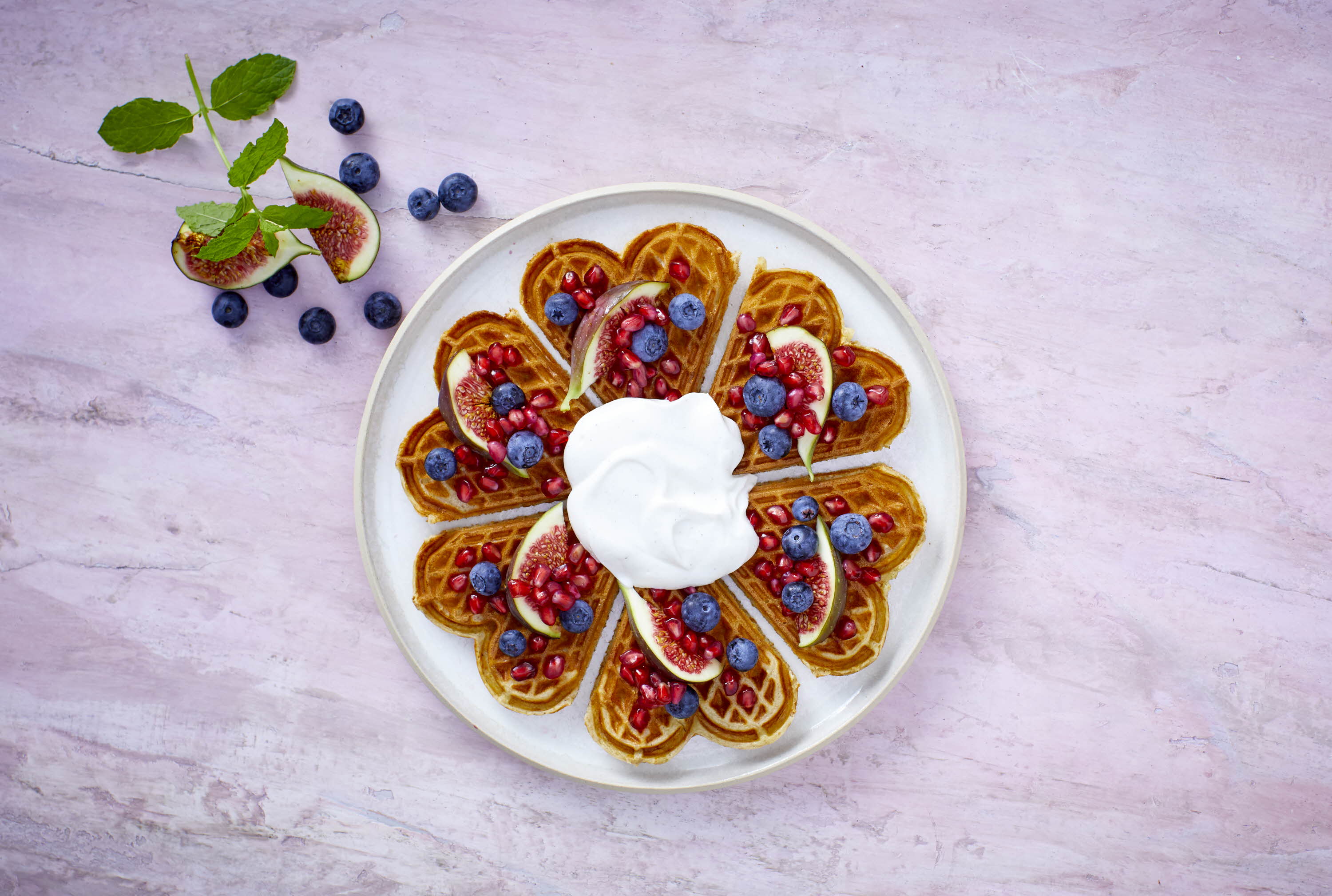 Eiwitwafels met Arla Skyr