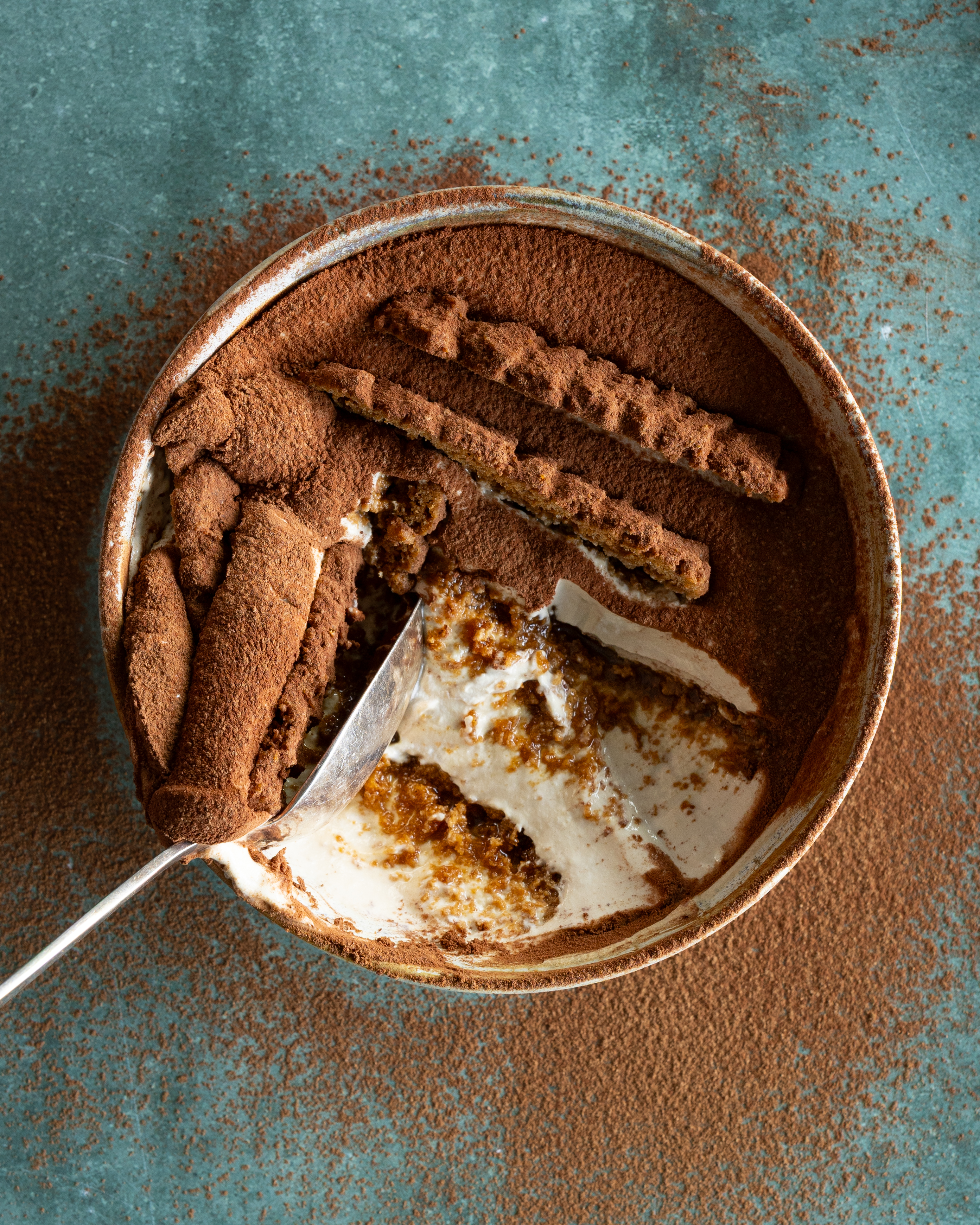 Japanse cheesecake met koffie