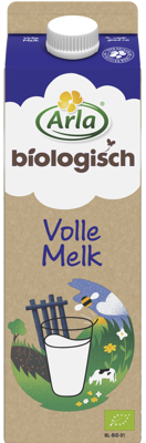 Biologisch Volle melk 1 liter