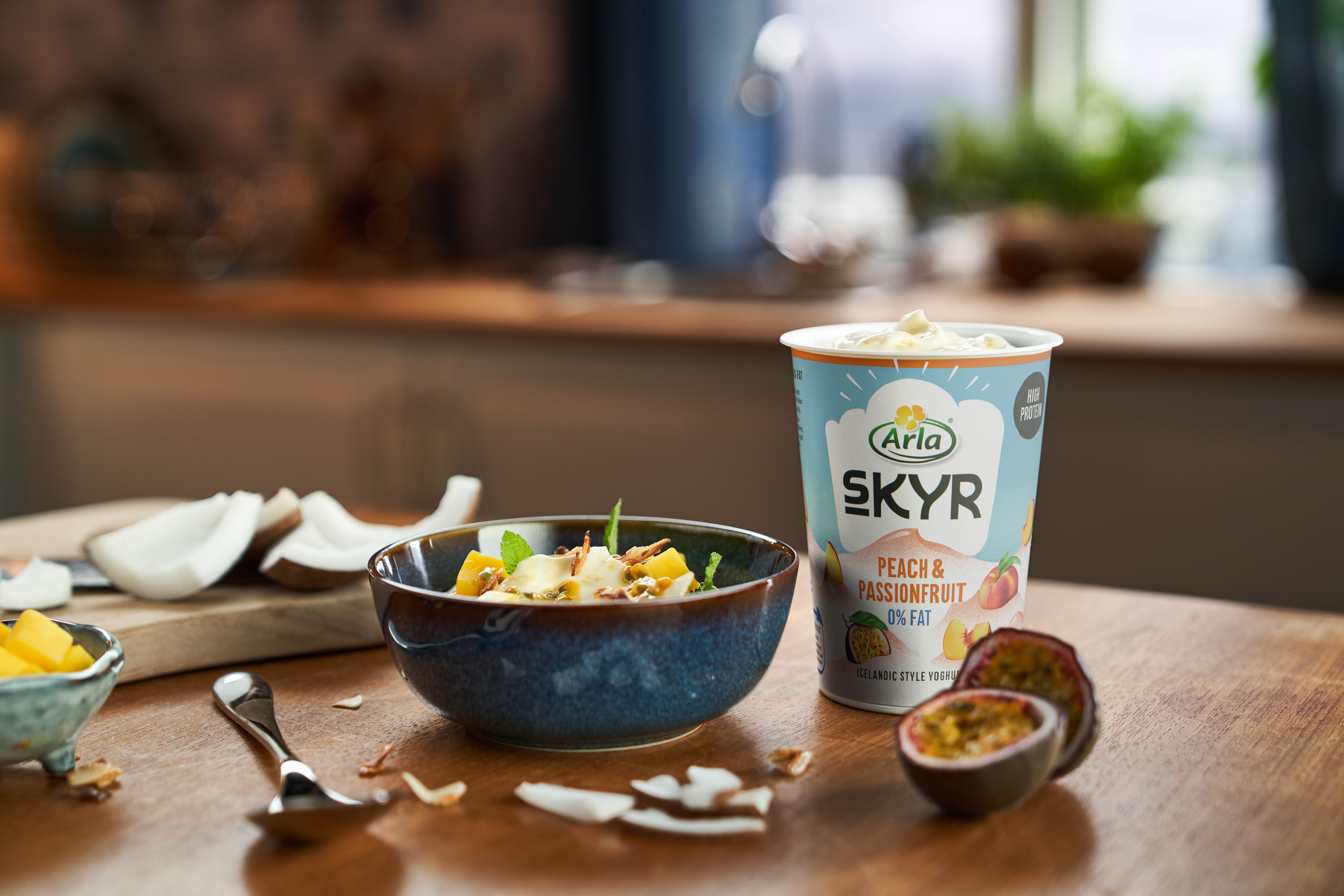 NIEUW! Arla Skyr Perzik Passievrucht
