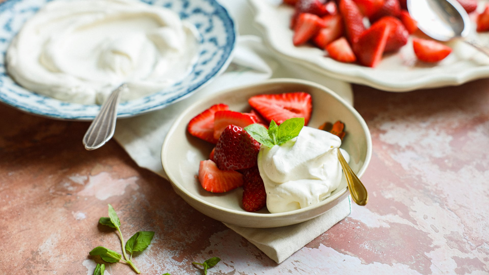 Stawberries and cream
