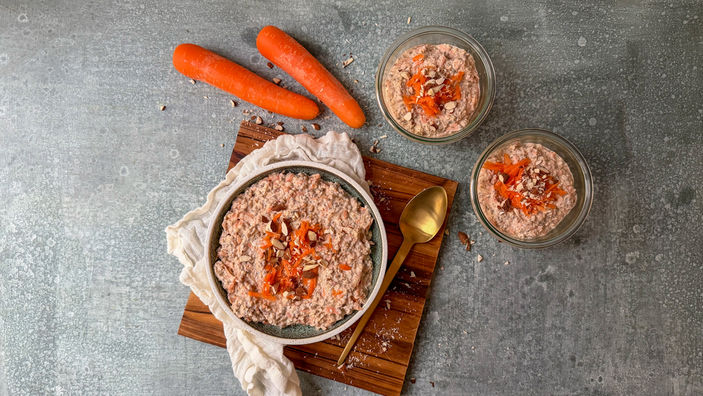 Romige, vezelrijke overnight oats