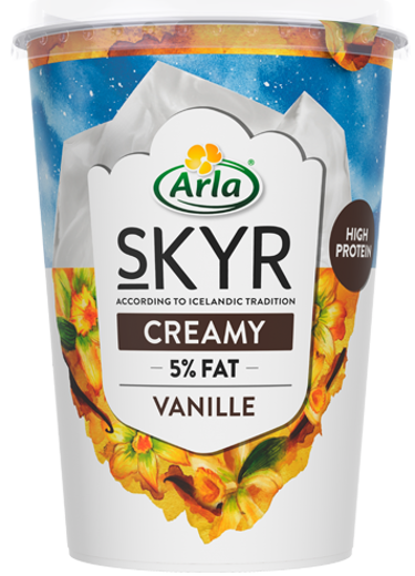 creamy yoghurt 5% vet vanille