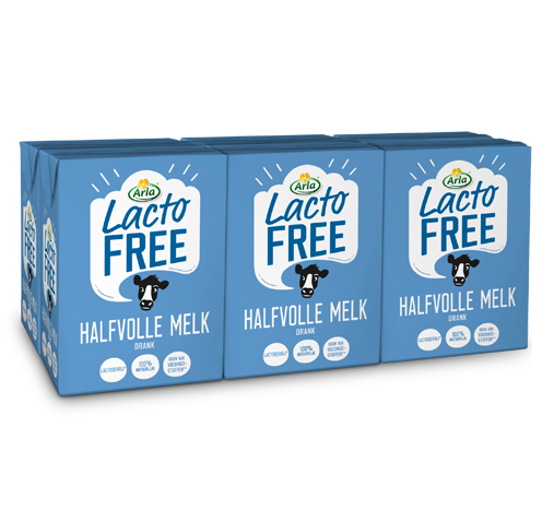 Lactosevrije halfvolle melkdrank 200 ml