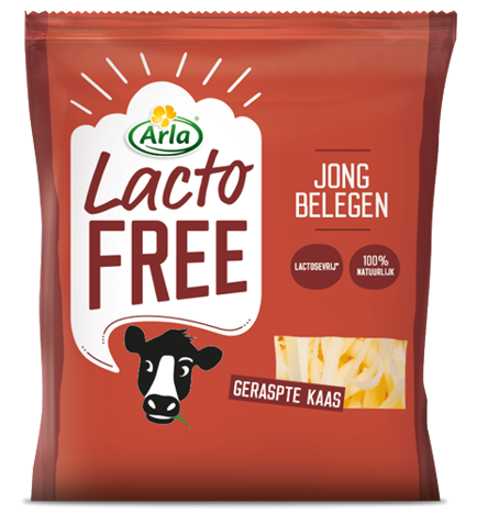 Lactosevrije geraspte kaas