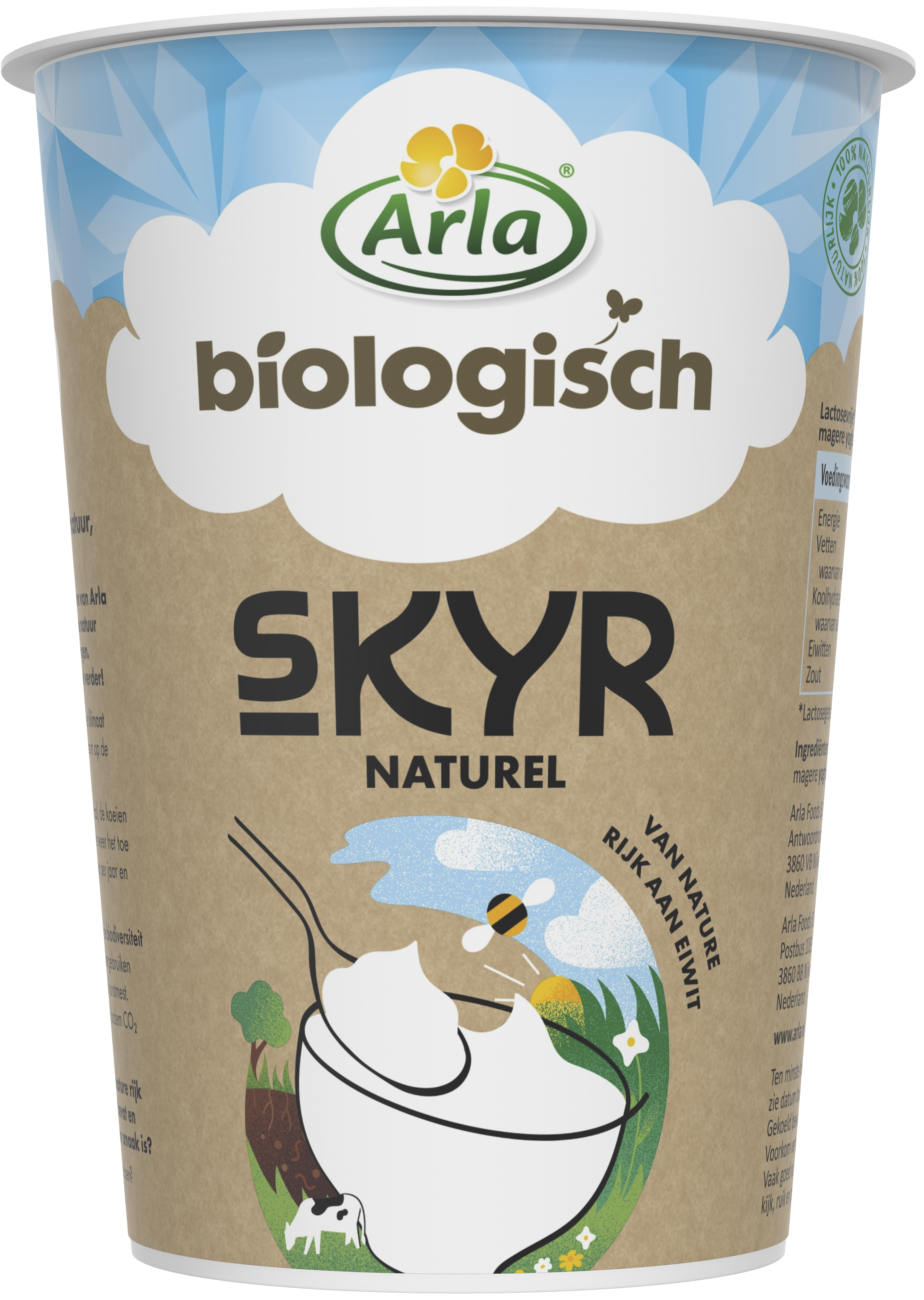 Biologisch skyr naturel 450 gram