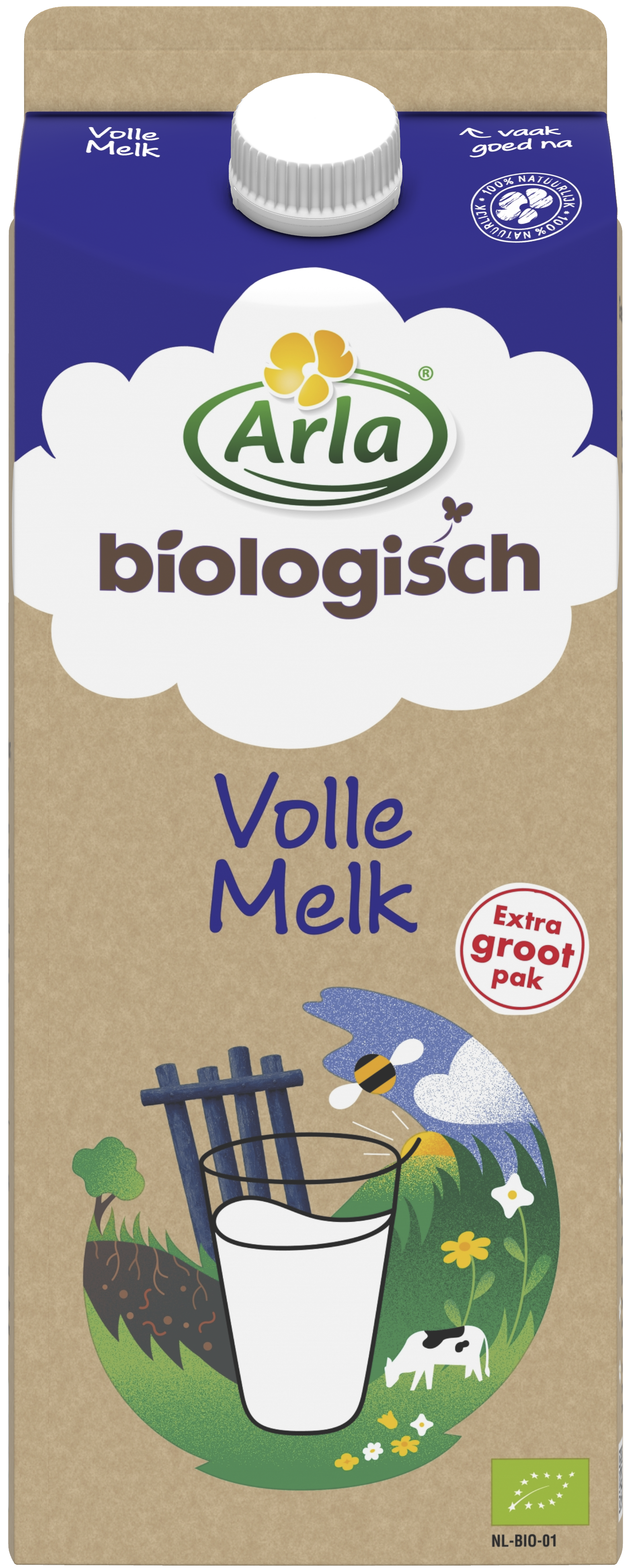 Arla Biologisch Volle melk 1.5 liter