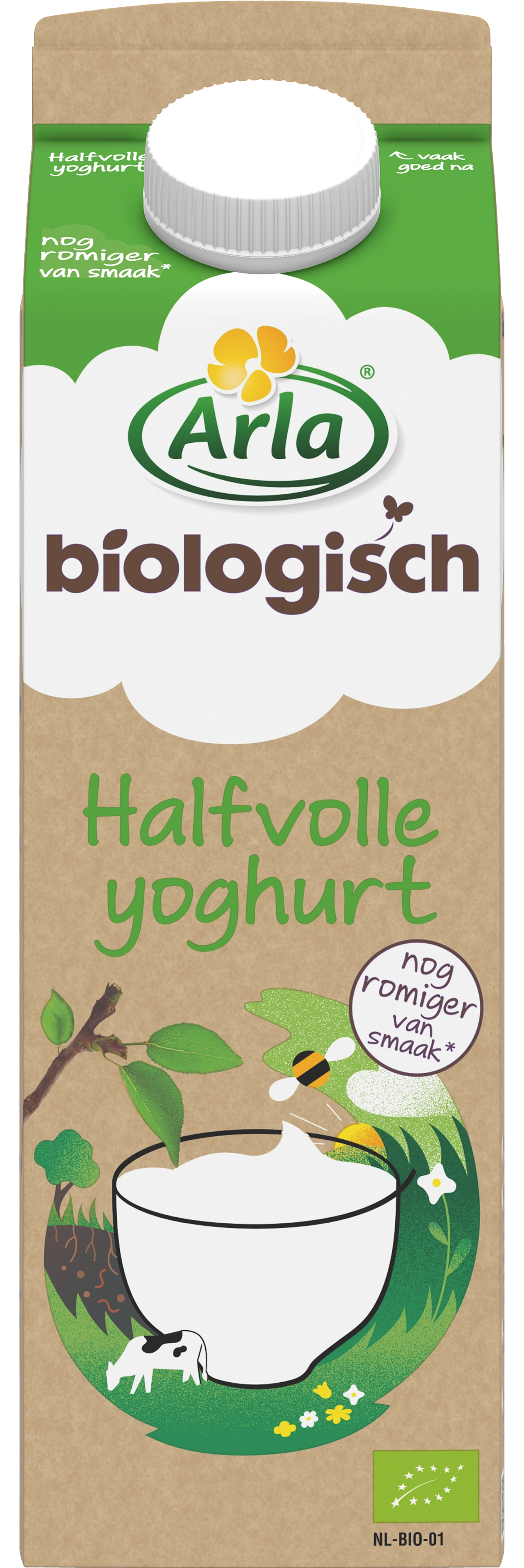 Biologisch Milde halfvolle yoghurt 1 liter