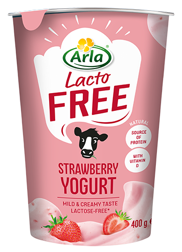 Lactofree Lactosevrije Yoghurt Aardbei